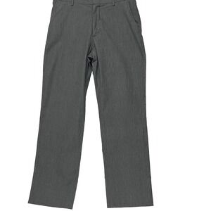 Banana Republic Flat Front Dress Pants Men Size‎ 32x32 Slacks Mid Gray Design